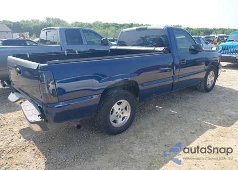 2005 Chevrolet Silverado Ls из США, поврежденный, VIN 1GCEK19TX5E190483
